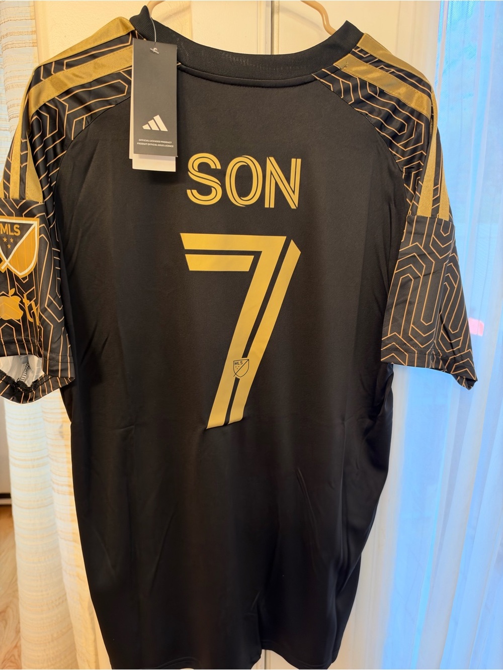 2026/27 LAFC Son Heung #7 Black/Home Jersey Fits l LARGE /XLSlim Fit